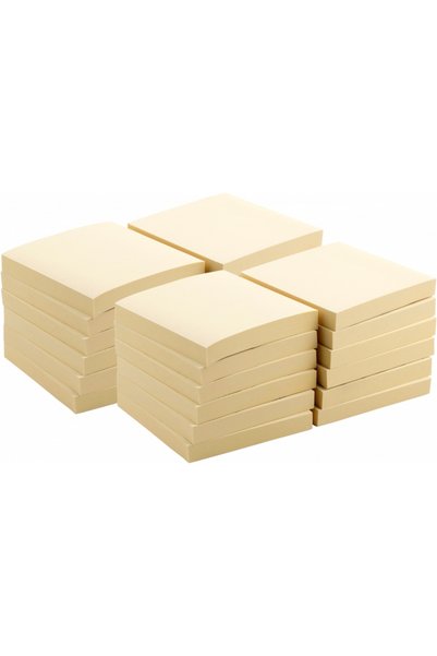 Viking POST-ITURI 1200 BUCĂȚI 76x76mm GALBEN PASTEL BLOC x6