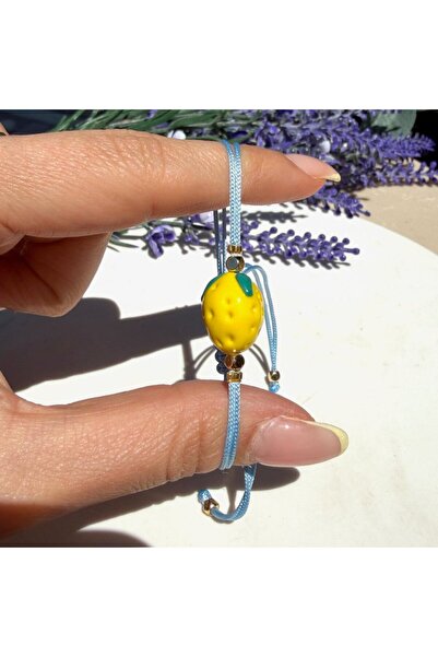 nesdesignn Lemon Murano Glass Bracelet