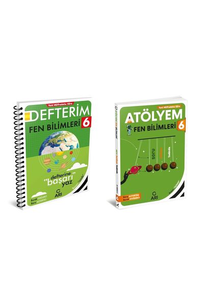 Arı Yayıncılık 6. SINIF FEN BİLİMLERİ ATÖLYE VE DEFTER 2026 SON BASKI