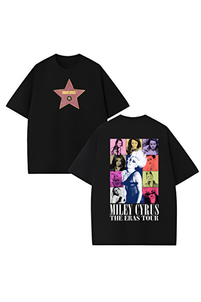 MAGORS Miley Cyrus Printed Unisex Oversize Cut 100% Cotton Crew Neck T-Shirt