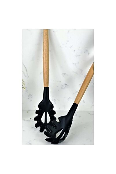 Genel Markalar IVORY BAMBU SAPLI SİLİKON MAKARNA KEPÇESİ
