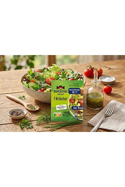 Bhoomi Salatkrönung 7 Kräuter Dressing 5er-Pack Alman