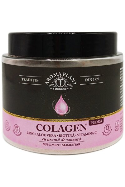 Aroma Plant Colagen pulbere hidrolizat cu Zn AloeVera Biotina Vit C 240g