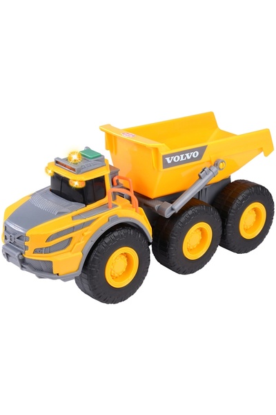 Evelise Autobasculantă Dickie Toys Volvo Articulated Hauler 23 cm cu lumini ș...