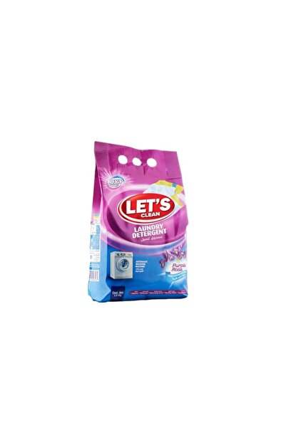 Generic Brand Let's Clean Detergent Powder For Automatic Purple Rose 1.5kg
