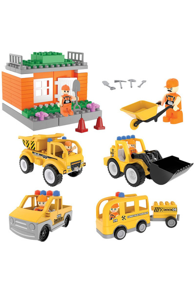 PİLSAN Set constructie Double Blocks Bucket Dozer 57 piese