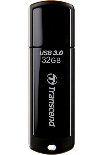 Transcend JetFlash 700 32GB USB 3.0 Στικάκι Μαύρο