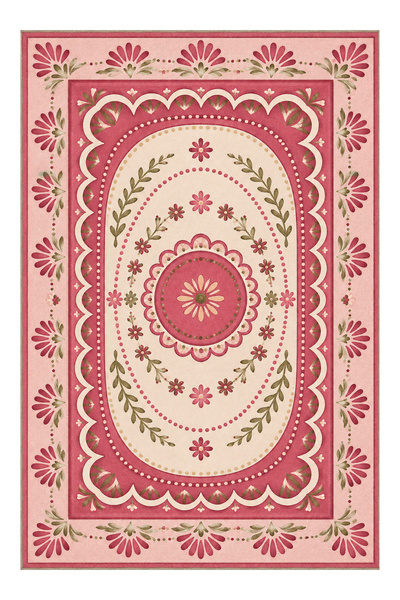 Rugs Modern Halı سجادة زخرفية حديثة منسوجة بنمط ميدالية الزهور من AURA aura4036