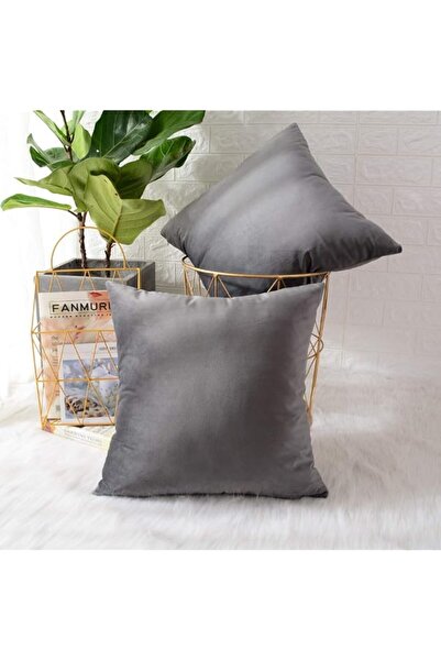 Generic MERNETTE 2 Pack Velvet Soft Decorative Square Throw Pillow Covers Cus...