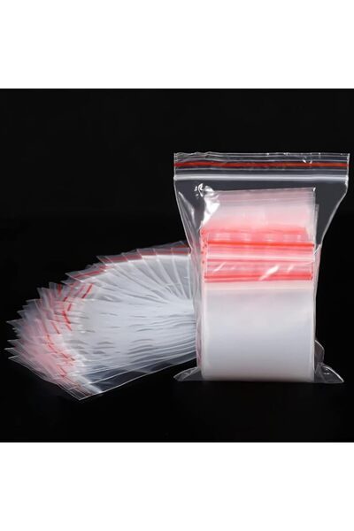 Generic 100 Grip Seal Zip Lock Bags, Strong Resealable and Reusable Clear Pla...