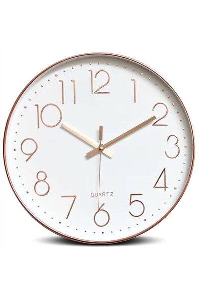 Generic Brand Qiccijoo Wall Clock 12-inch Silent Non-Ticking Round Wall Clock...