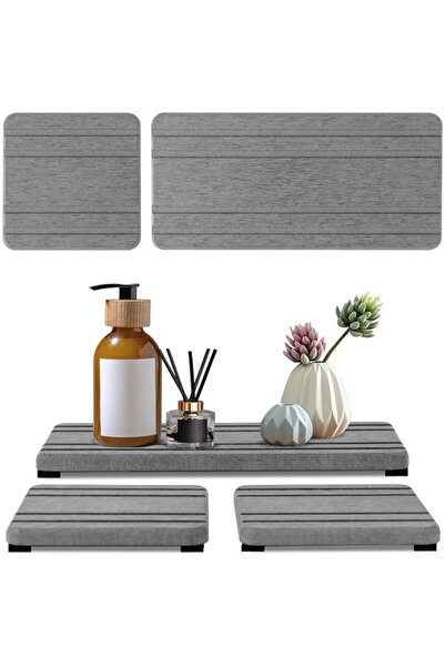 Generic Lyxel 3PCS Water Absorbing Stone Tray, DryingNeat Diatomite Stone Sin...