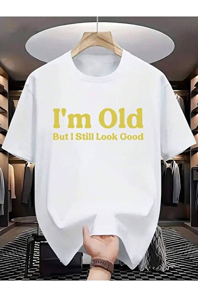 25W Plus Size, I'm Getting Older, But I Still Look Good. Black T-Shirt With G...