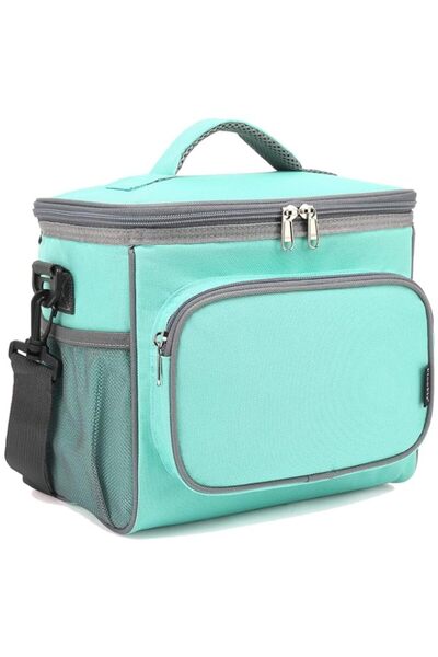 Generic FlowFly LB001-JG01 Reusable Lunch Bag, Polyester, Jade