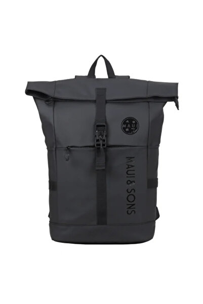 Maui & Sons Backpack 20lt polyester μαύρο MAUI&SONS