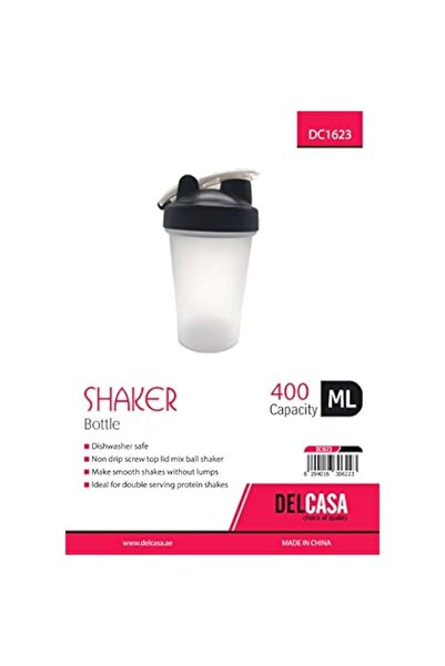 Generic Delcasa 400ML Shaker Bottle - Protein Shaker Screw Top 100% Leak Proo...