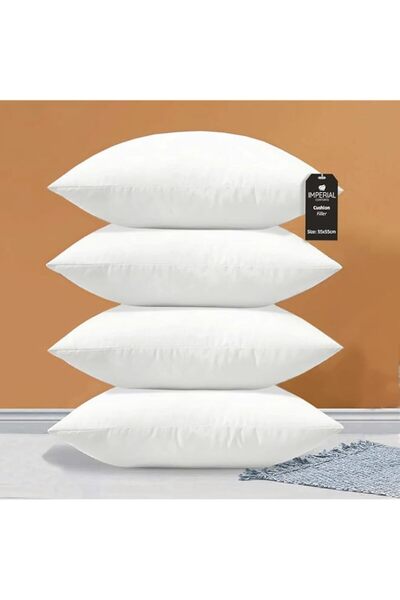 Generic Sofa and Bed Pillow Inserts (4-Pack, White) - 22 x 22 Inches Indoor C...