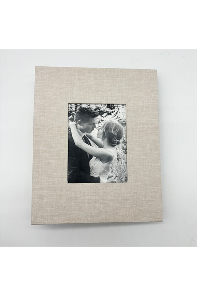 Choice5 Beige 1PCS Linen Cover 4x6 Photo Album 200 Pockets Slip-in Design Pro...