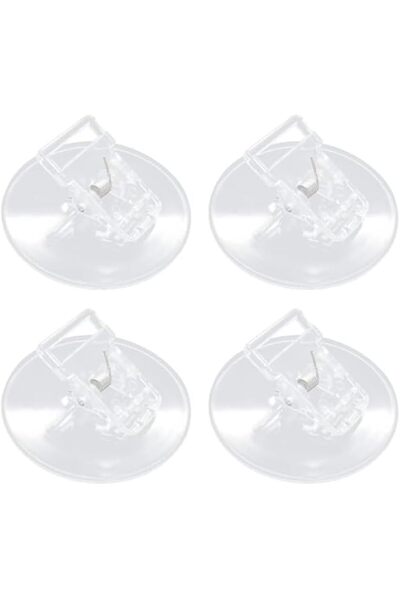 Generic 4 Pack Shower Curtain Clips, Windproof Shower Splash Guard，Self Adhes...