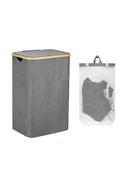 Generic Large Laundry Basket, Foldable with lid, Waterproof, Portable with Ha...