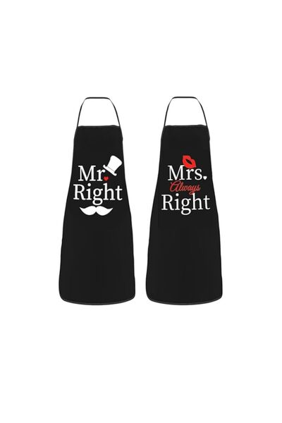 Generic Brand X spring Couples Kitchen Apron, 2 PCS Waterproof Adjustable Mat...