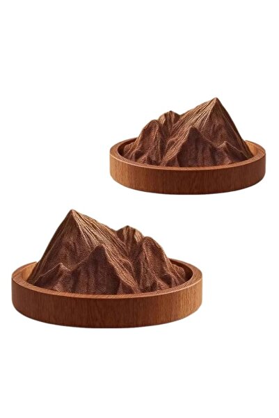 Generic Brand Passive Essential Oil Diffuser Wood Mountain-Like, Small Portab...