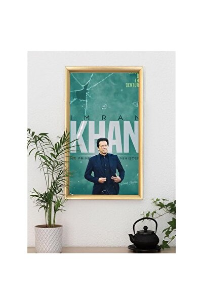 Generic Brand 'Imran Khan' Digitally Printed Wall Poster with Photo Frame by ...