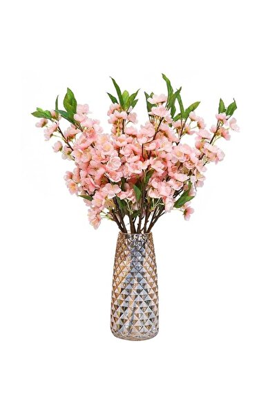 Generic 6PCS Bunches Cherry Blossom Branches, Cherry Blossom Stems, Spring Fl...