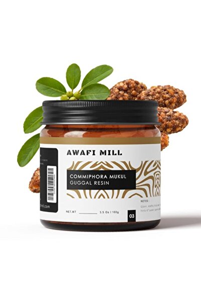 Generic Brand AWAFI MILL Guggul (Guggal) Incense Resin 100g (3.5 oz) | Commip...
