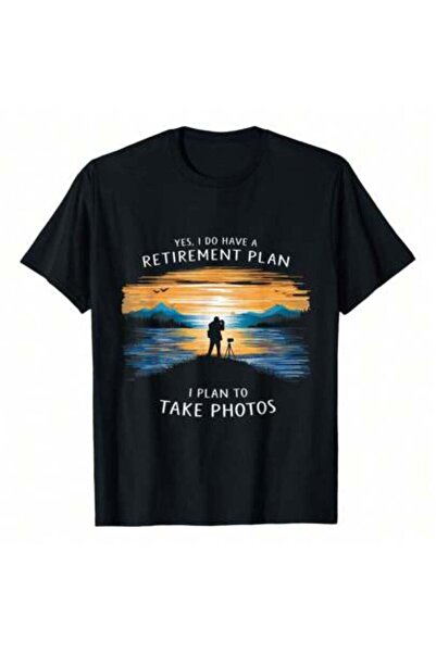 kai22 Yes Do Have A Retirement I Plan To Take Photos T-Shirt, 220g Pure Cotto...