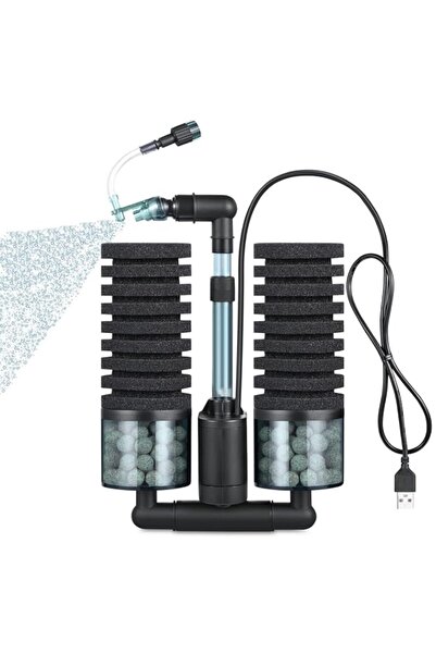 Generic Brand Aquarium Sponge Filter Bubbler with Ultra Quiet Water Pump and ...