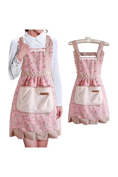 Generic Waterproof Bib Apron with Pocket, Kitchen Cooking Apron for Women, Ha...