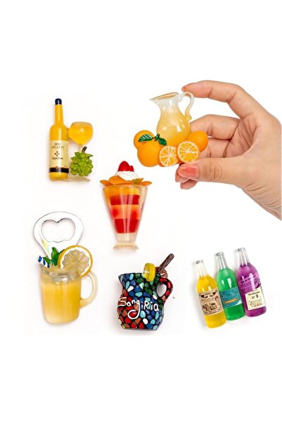Generic Brand Cute Fruit Juice Fridge Magnets 3D Resin Magnet Refrigerator St...