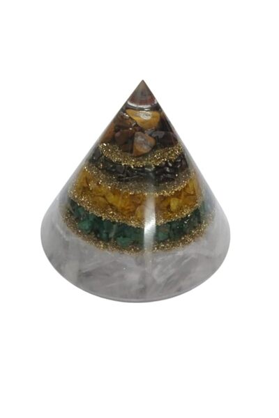 Generic Brand crystalmiracle Beautiful Multi Crystal Orgonite Pyramid Healing...