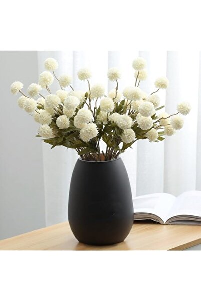 Generic 10PCS Artificial Chrysanthemum Ball Flowers Fake Mums with Long Stems...