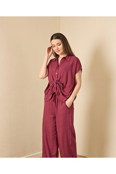 S.Y Collection Viscose Blouse with Embroidery Detail
