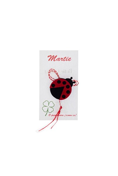 ButicCochet Broșă Martisor, Buticcochet, din pâslă, Buburuză - MR497