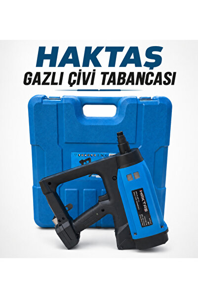 haktaş Şarjlı Gazlı Çivi Çakma Tabancası Profesyonel Çivi Çakma Makinesi Taşı...