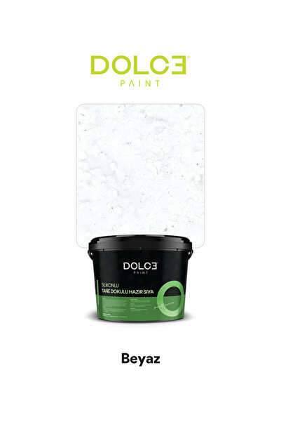 dolce boya Dolce Tane Dokulu Hazır Sıva — Silikonlu, Su İtici Dış Cephe Dekor...