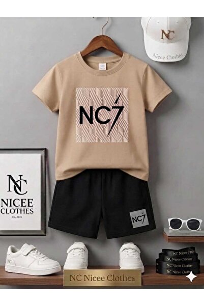 Leto Lykia TRIUNȚĂ ȘI PANTALONI SCURȚI DE VARĂ PENTRU COPII UNISEX (NC 7 IMPR...