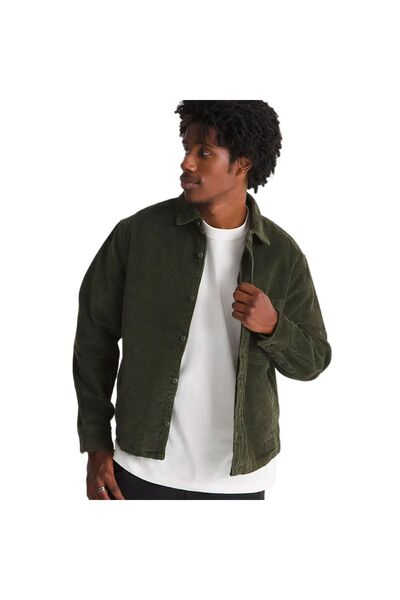 Vans MARTINEZ CORD OVERSHIRT VN000UBQFRN-FRN Green