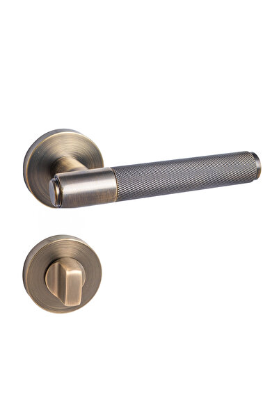 tesoro Mâner cu rozetă – Stilo - Bronz Antic - rozetă WC
