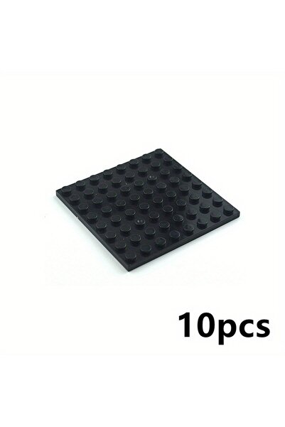 Choice Black-10Pcs 10pcs 8x8 Building Block Baseplate Compatible 41593 Board ...