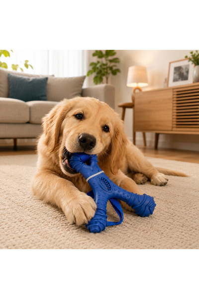 Köpek İçin Özel Kemik Diş Kaşıma Isırma Oyuncağı Sert Plastik