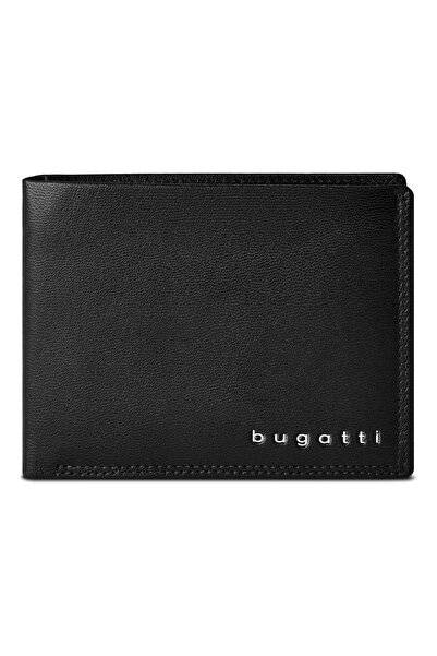 BUGATTI Portofel Valencia cu protecție RFID, din piele naturală, 12 cm