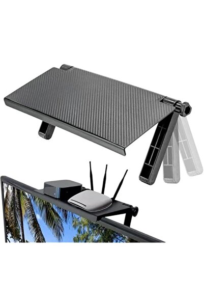 Generic TV Top Shelf, Adjustable Screen Shelf Floating Stand, Computer Screen...