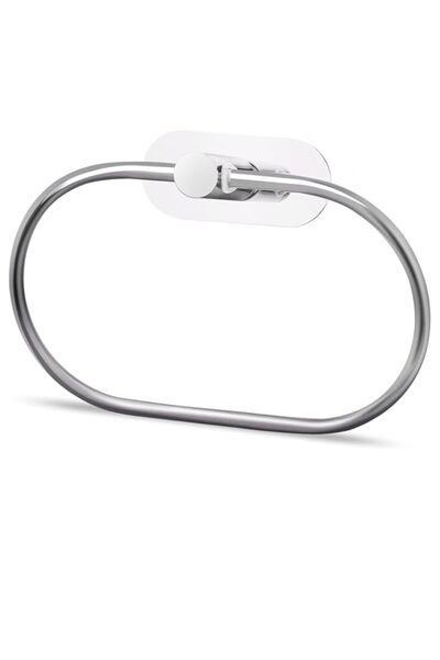 Generic X Spring Self Adhesive Towel Holder, 304 Stainless Steel 22x13cm Brus...