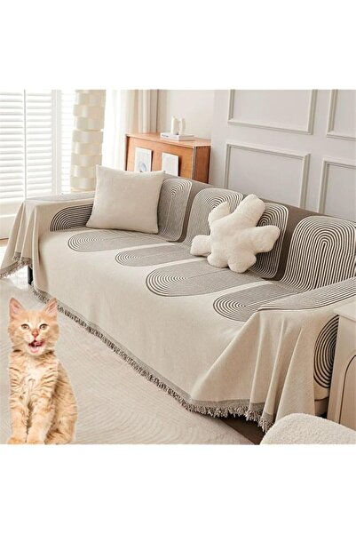 Generic Double Sided Chenille Sofa Cover, Four Seasons Chenille Sofa Cover, D...