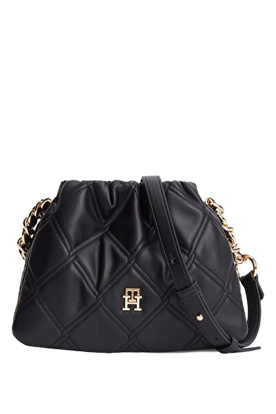 Tommy Hilfiger Siyah Kadın Çapraz Çanta TH FEMININE MINI CROSSOVER