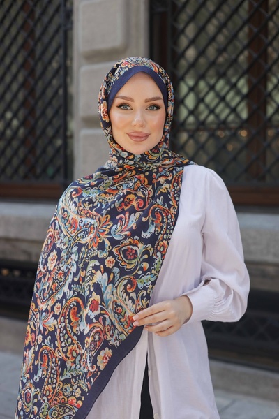 Siyane Tensel Shawl Ethnic Pattern